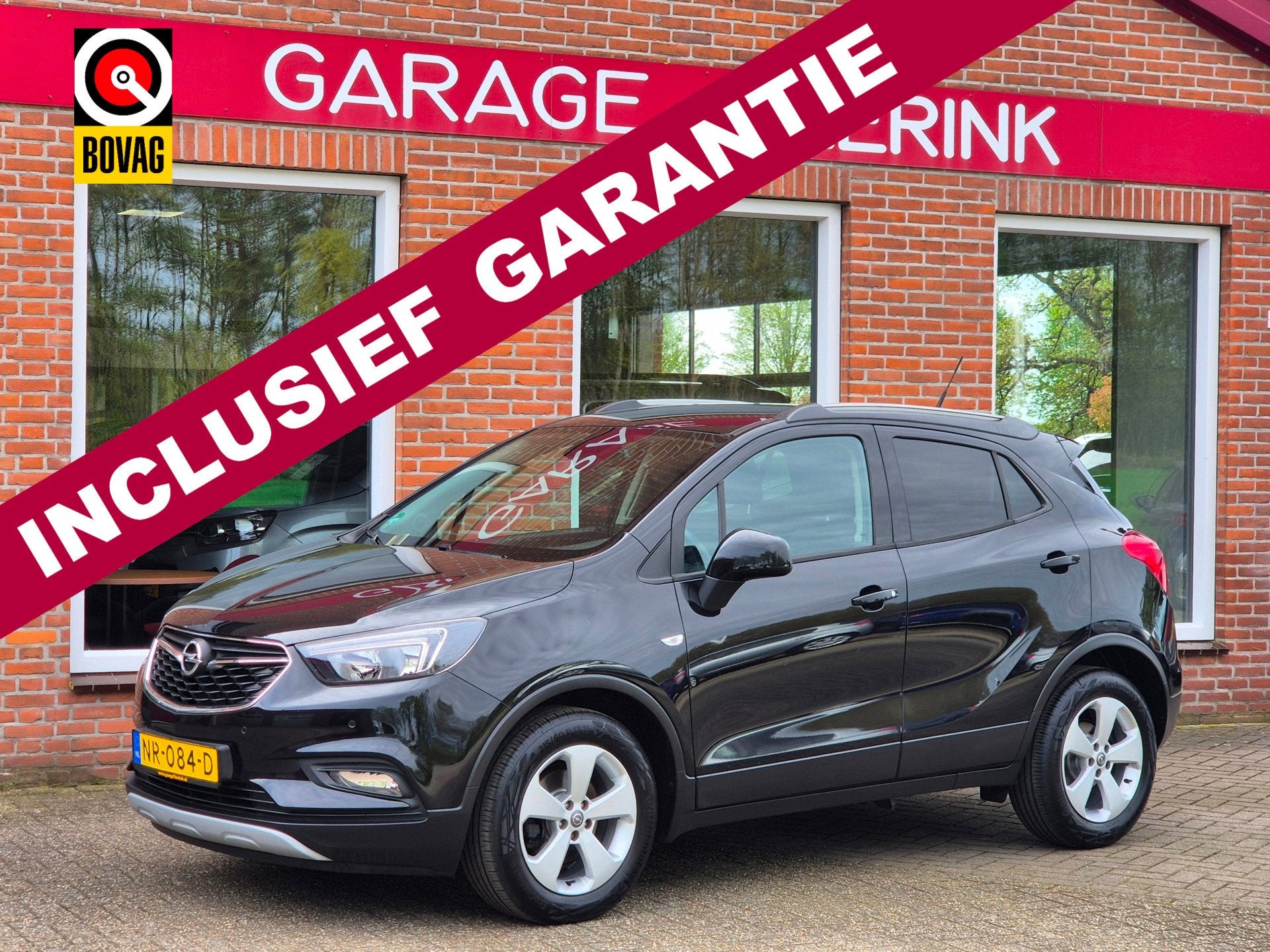 Opel Mokka X 1.4 Turbo Business+ 140PK 5drs airco, cruise, p, Auto's, Stof, Euro 6, Zwart, Origineel Nederlands