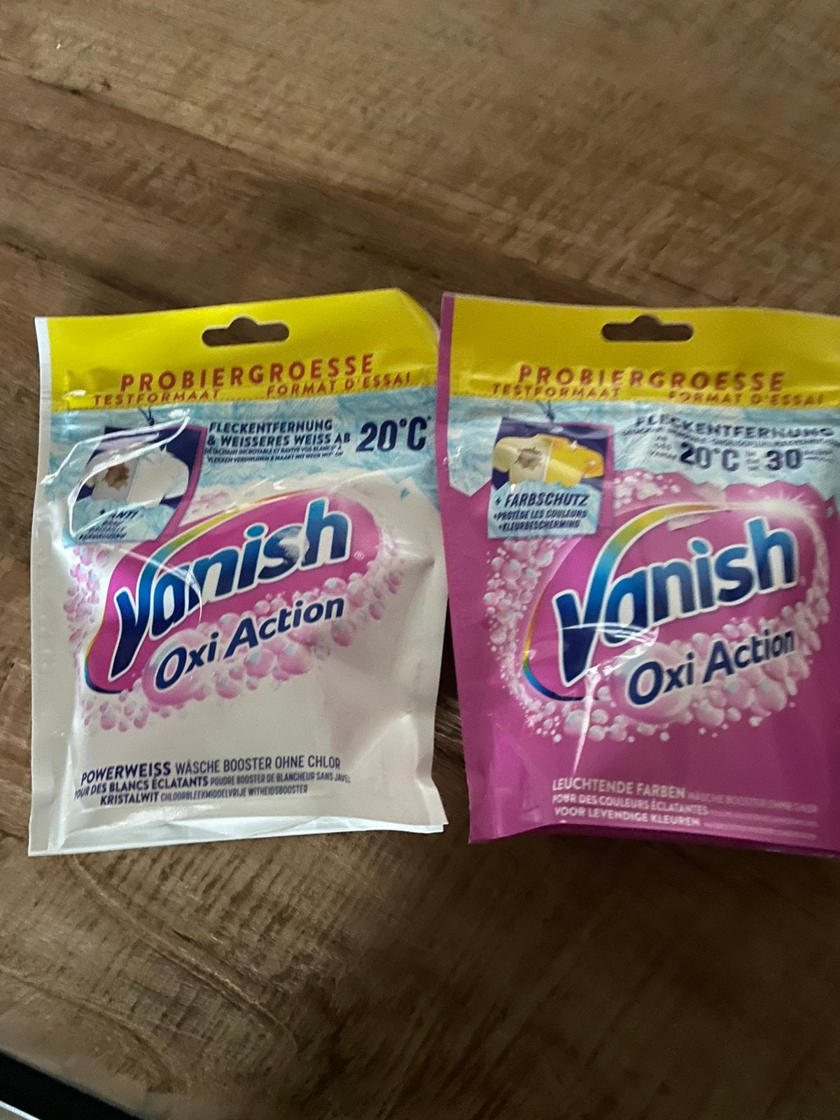 2 verpakkingen Vanish Oxi Action, Ophalen