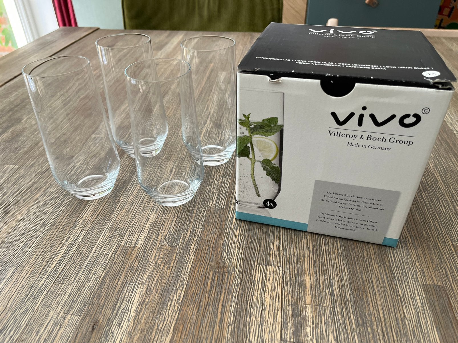 Villeroy & Boch Vivo longdrinkglazen, Ophalen, Zo goed als nieuw, Frisdrankglas