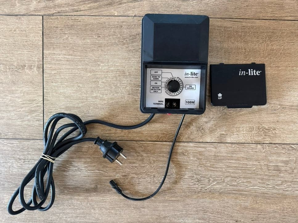 In-lite transformator 108W met timer HUB, Tuin en Terras, Gebruikt, Overige typen, Ophalen of Verzenden, Netvoeding