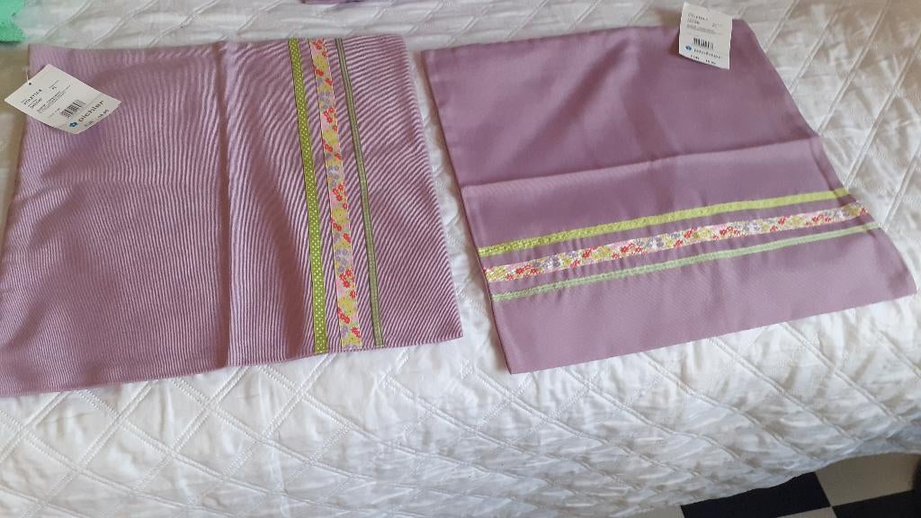 4 X Pichler kussenhoes, NIeuw, Ophalen of Verzenden, Nieuw, Paars, Vierkant