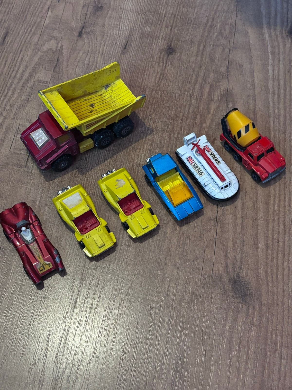 Vintage Matchbox Speelgoedauto's en Voertuigen - Set van 7, Ophalen, Gebruikt