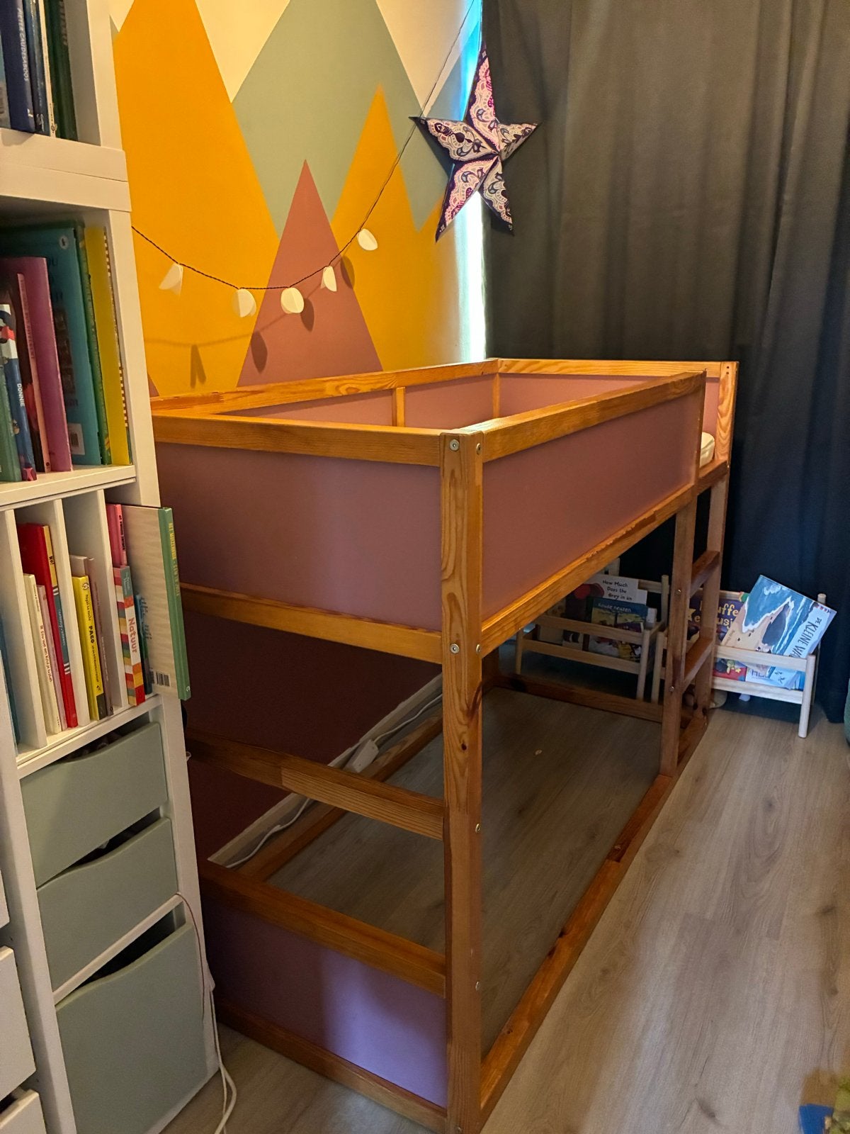 Aangepast IKEA Lura halfhoogslaper met matras, Ophalen, Gebruikt, Eenpersoons, Minder dan 160 cm