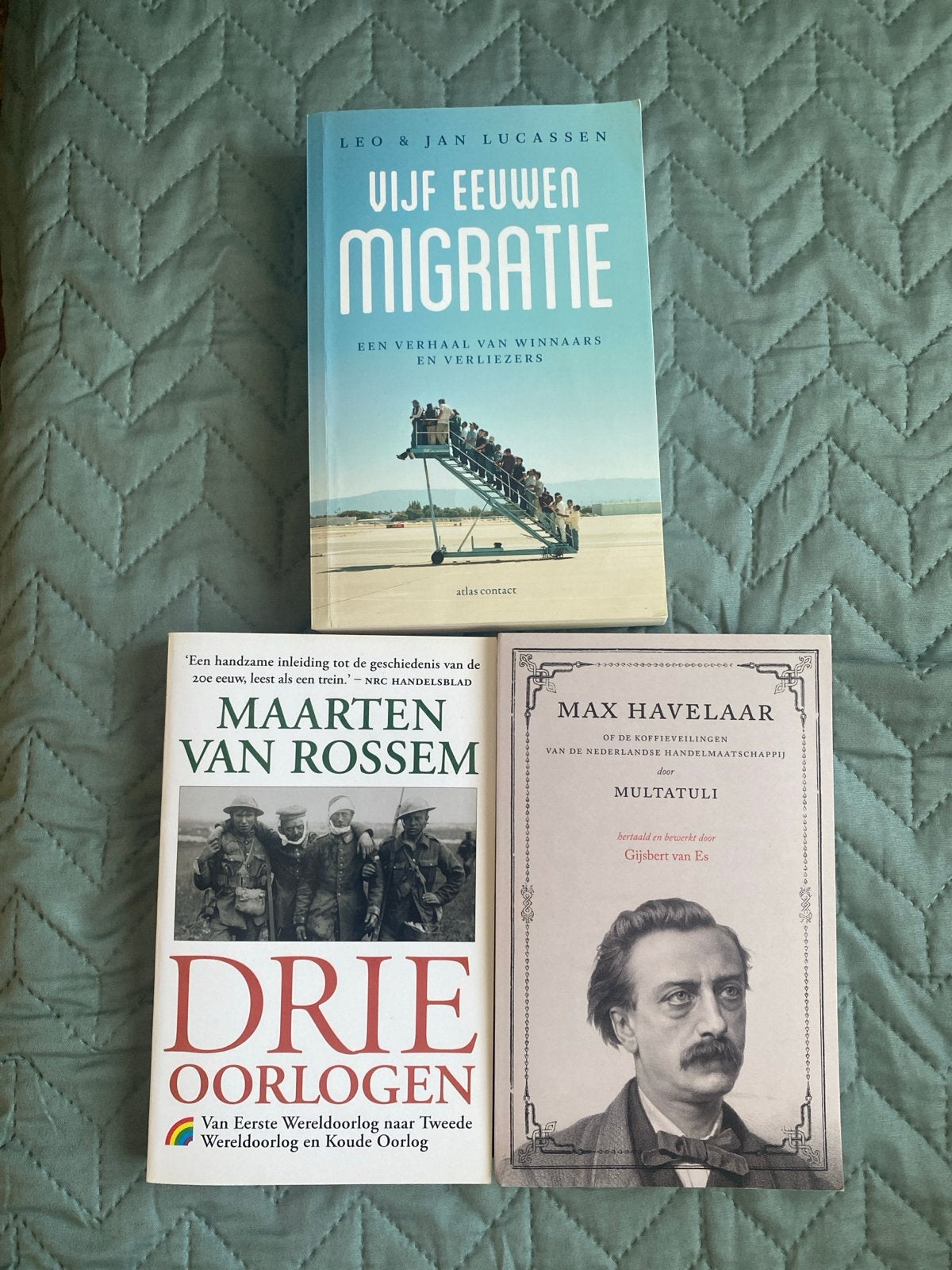 Boeken: Vijf Eeuwen Migratie, Drie Oorlogen, Max Havelaar, Ophalen, Gelezen, Nederland