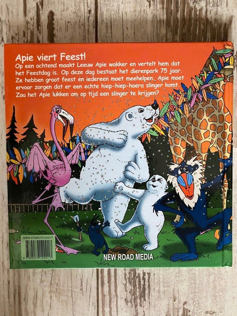 Ouwehands Dierenpark 75 jaar : apie viert feest. rem de moor, Verzamelen, Ophalen of Verzenden, Gebruikt, Overige typen
