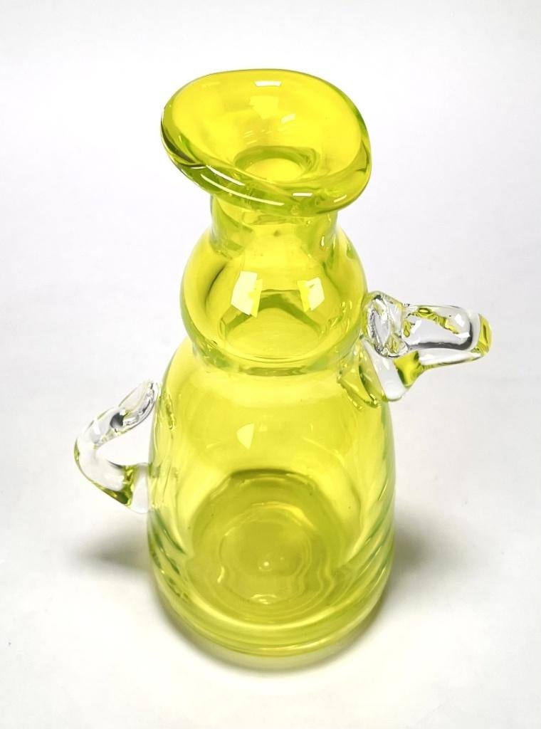 1003. Glazen kunstobject, Bernard Heesen & Yvon Trossèl, Antiek en Kunst, Antiek | Glas en Kristal, Ophalen of Verzenden