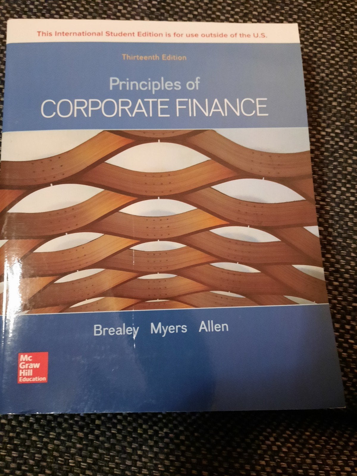 Principles of Corporate Finance, Boeken, Ophalen, Nieuw, HBO, Brealey Myers Allen