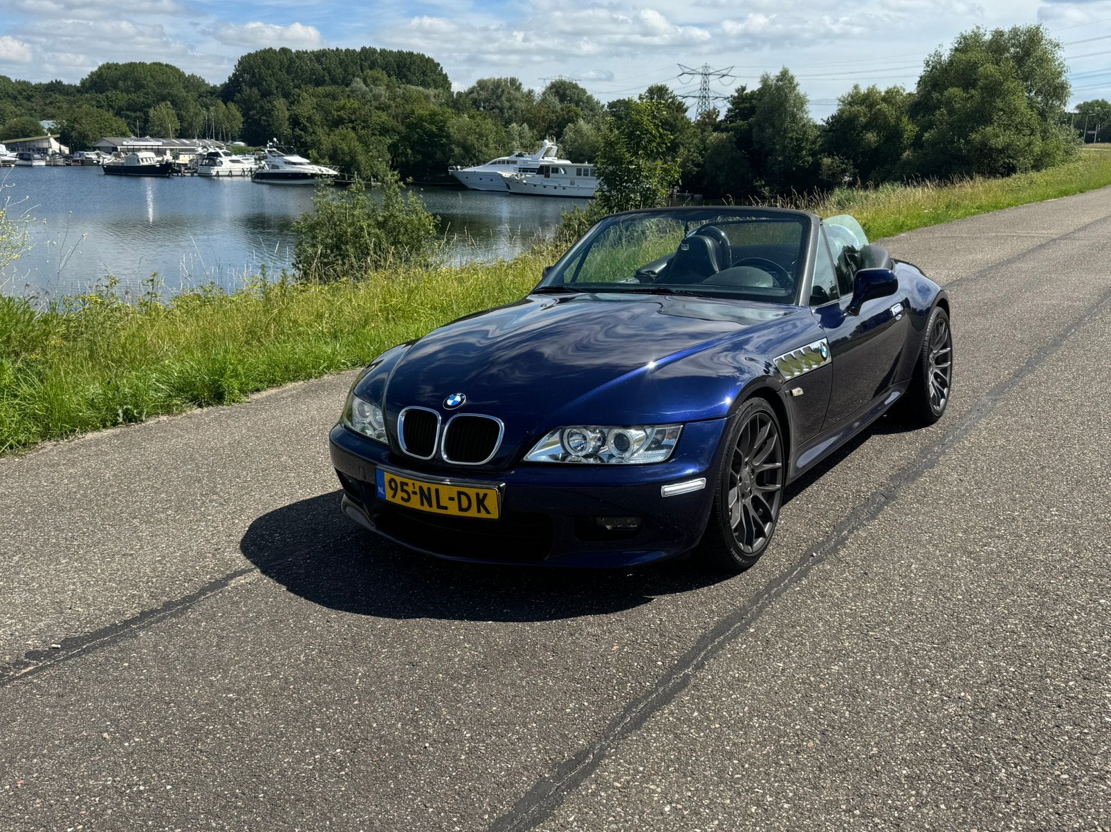 BMW Z3 2.8 Roadster 1997 Blauw, Achterwielaandrijving, 192 pk, Cabriolet, Blauw