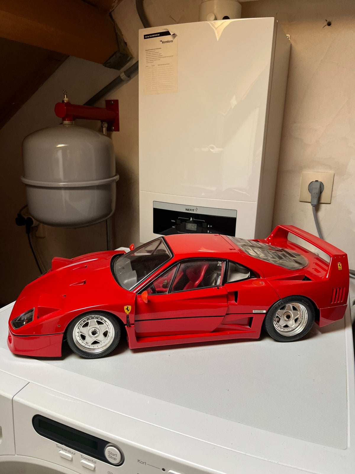 Pocher ferrari f40 1-8, Hobby en Vrije tijd, Ophalen, Gebruikt, Auto