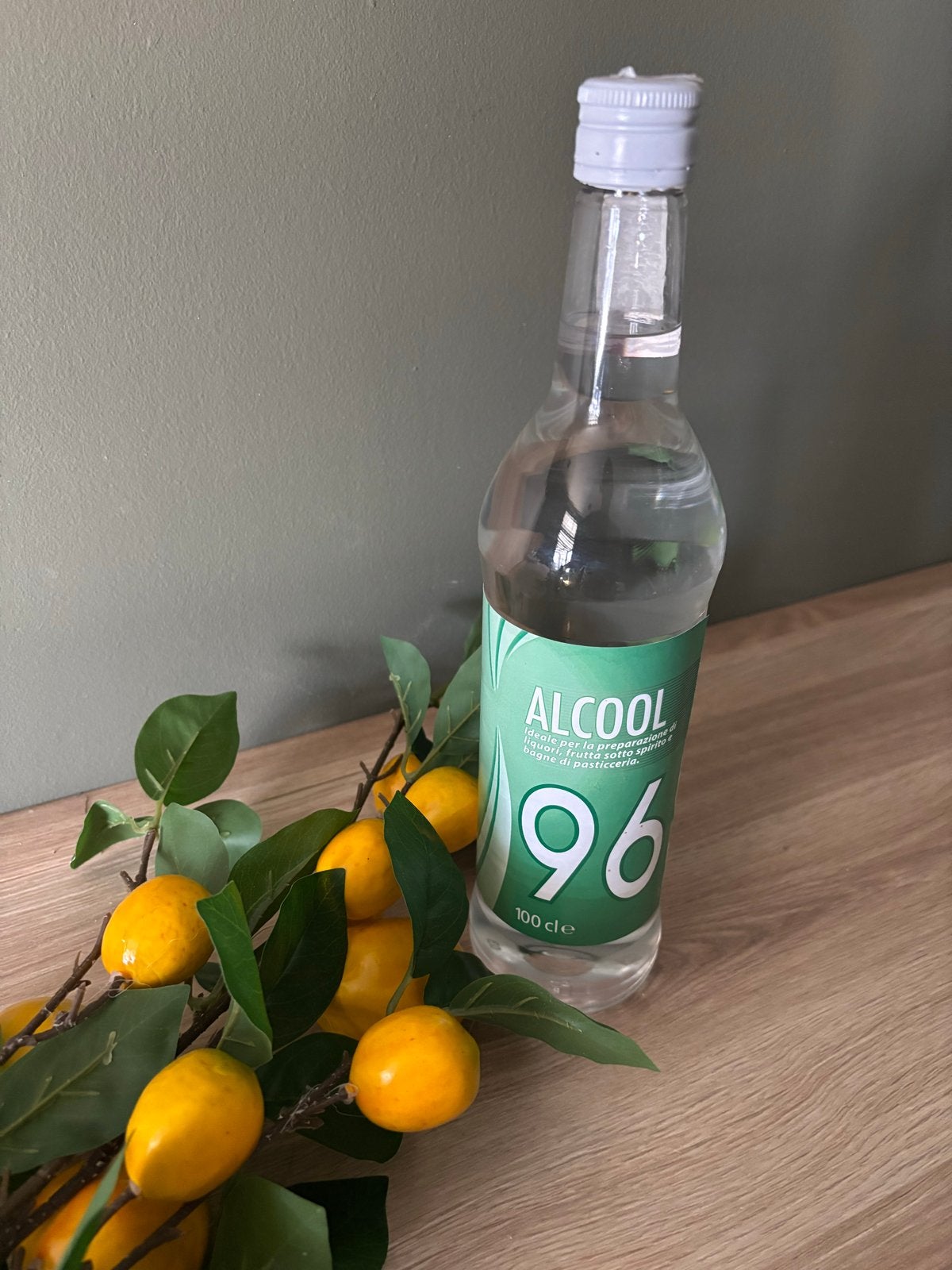 Fles Alcohol 96% om zelf limoncello te maken., Ophalen, Nieuw