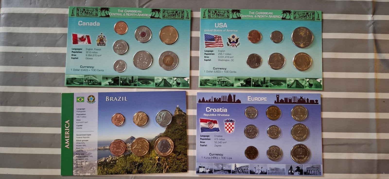 Munten set fdc wereld, Ophalen of Verzenden, Buitenland, Munten