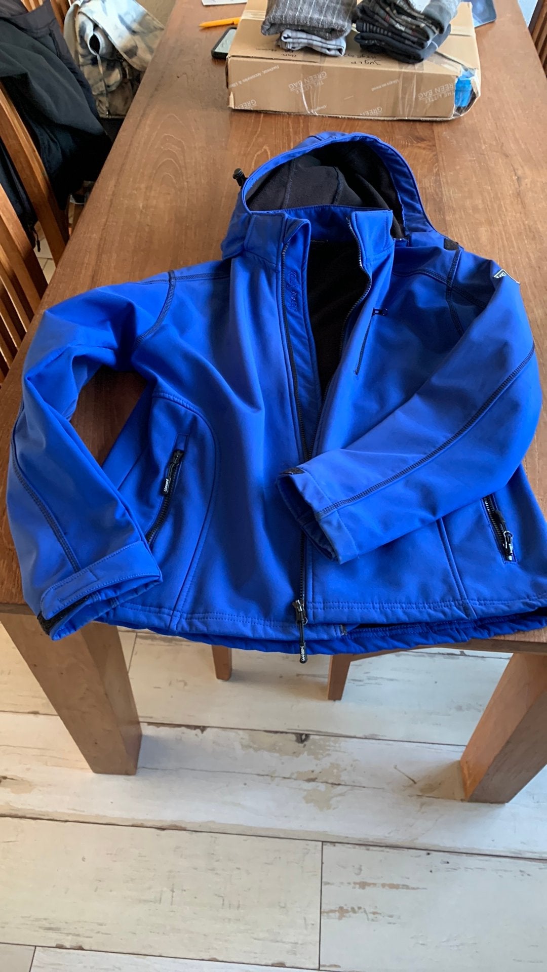 Softcell jack dames xl. Blauw. Lizzard sports, Kleding | Dames, Ophalen of Verzenden, Gedragen, Maat 42/44 (L), Blauw