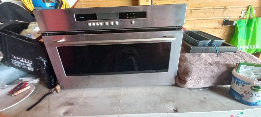 atag stoom oven, Witgoed en Apparatuur, Ovens, Ophalen, Minder dan 45 cm, Nieuw, Stoom