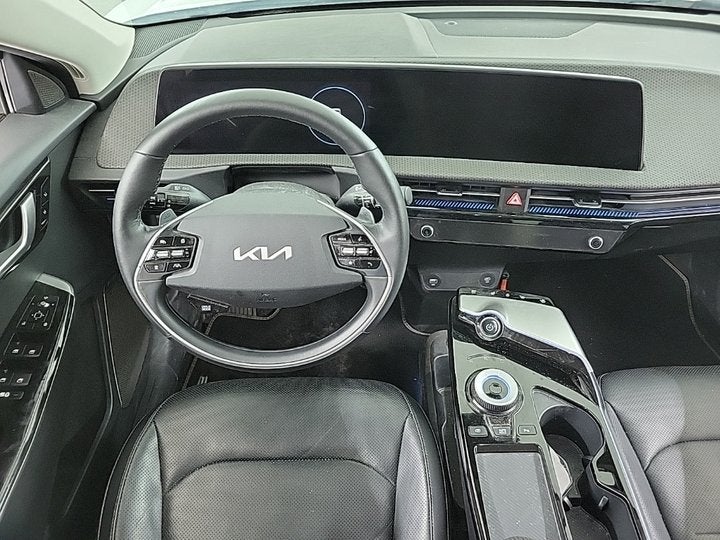 Kia Ev6 Plus 77.4 kWh 1e-Eig. & Dealer-Onderh BOVAG-Garantie, Auto's, Achterwielaandrijving, Gebruikt, Zwart, 1885 kg