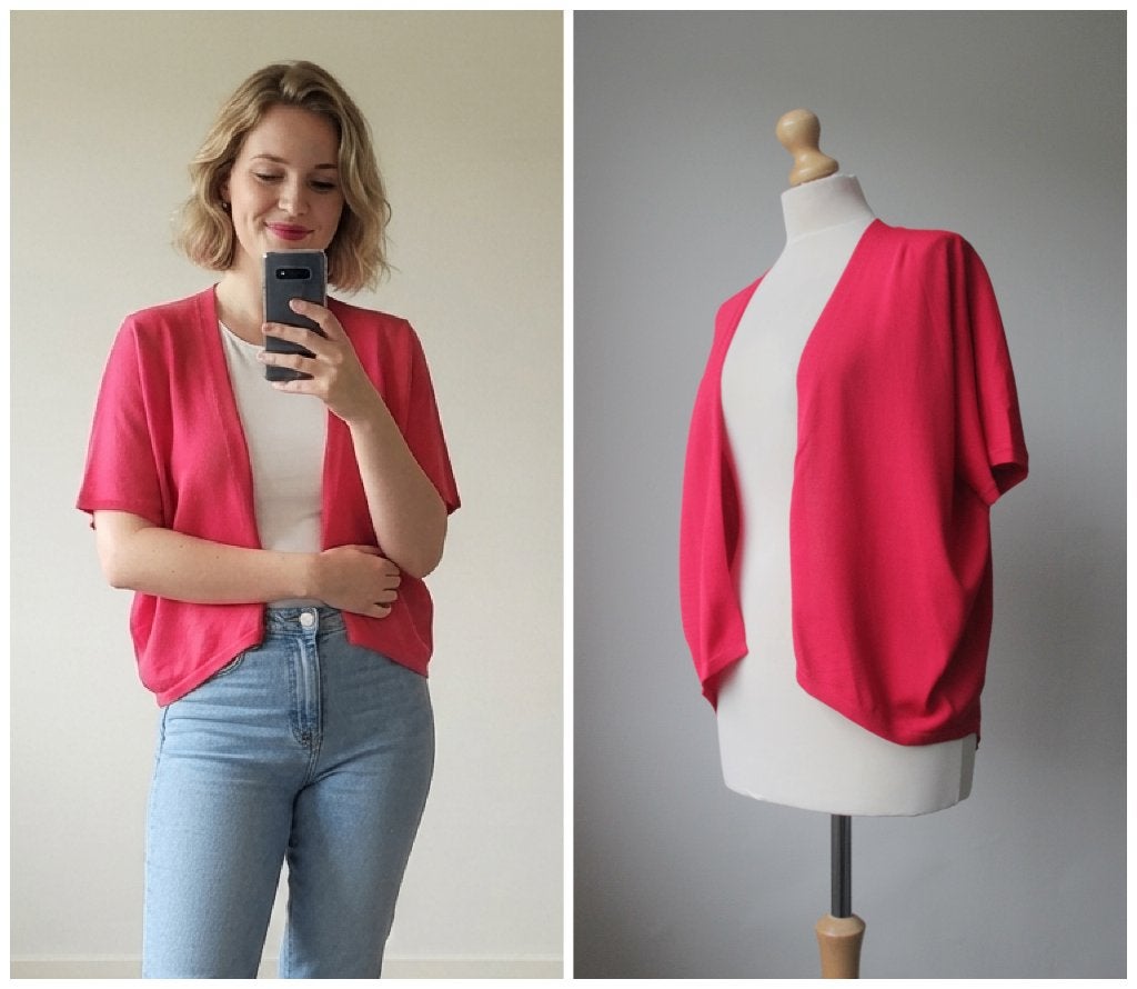 Expresso - NIEUW / prachtig vest in rozerood - maat XS, Kleding | Dames, Truien en Vesten, Nieuw, Roze, Maat 34 (XS) of kleiner