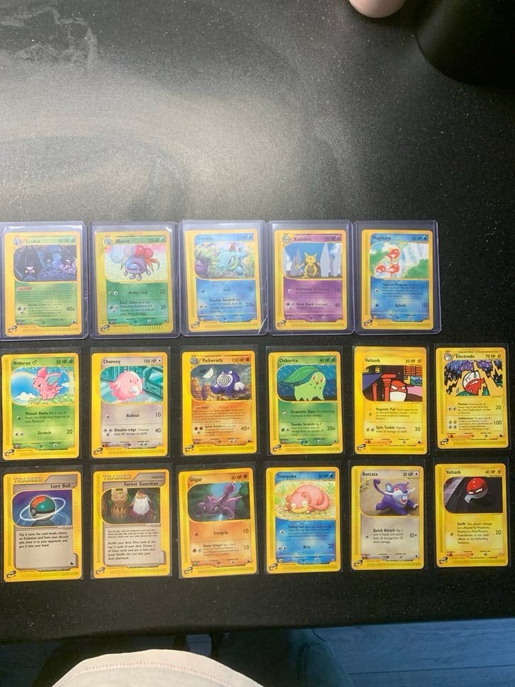 Pokémon Kaarten Collectie -  SKYRIDGE AQUAPOLIS EX, Ophalen of Verzenden, Gebruikt, Meerdere kaarten
