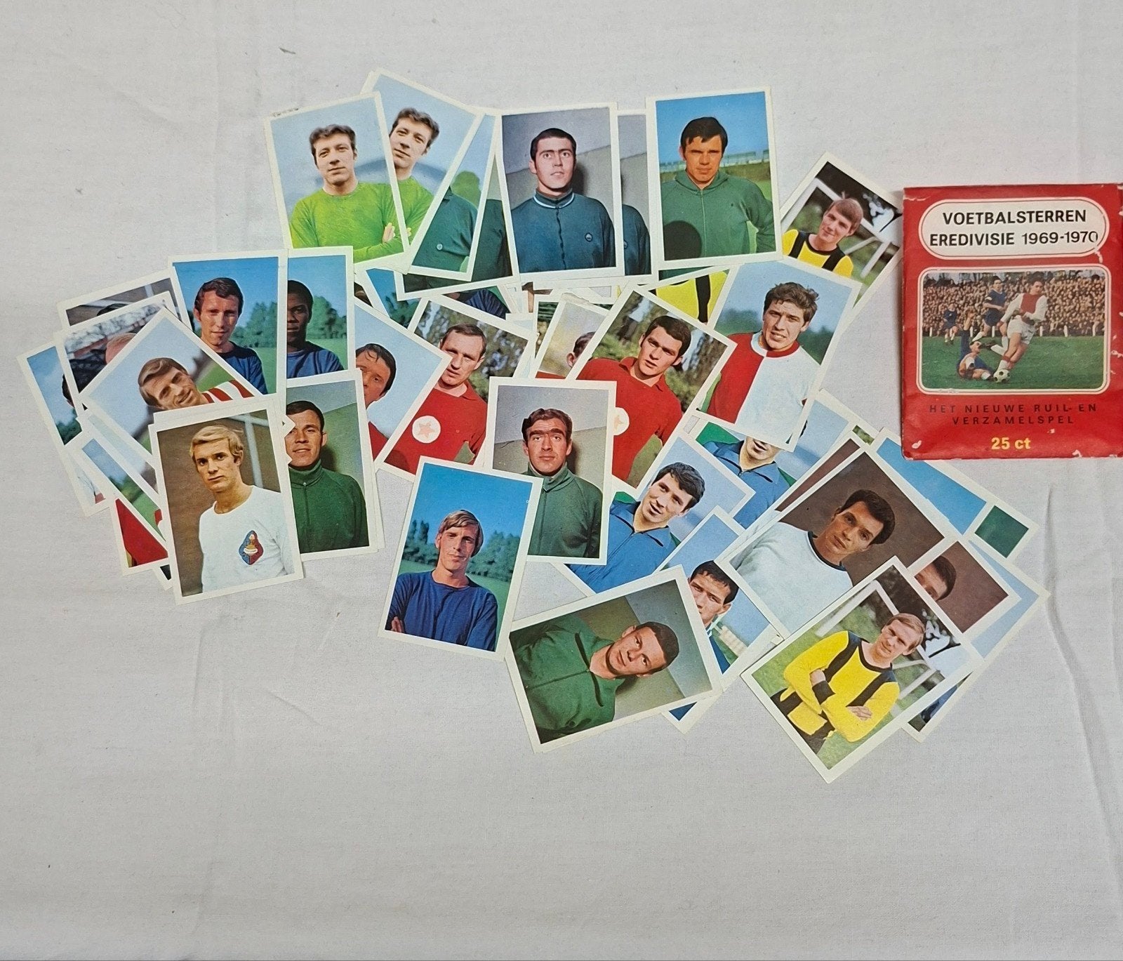 Voetbalsterren Eredivisie 1969-1970 plaatjes (dubbele), Ophalen of Verzenden