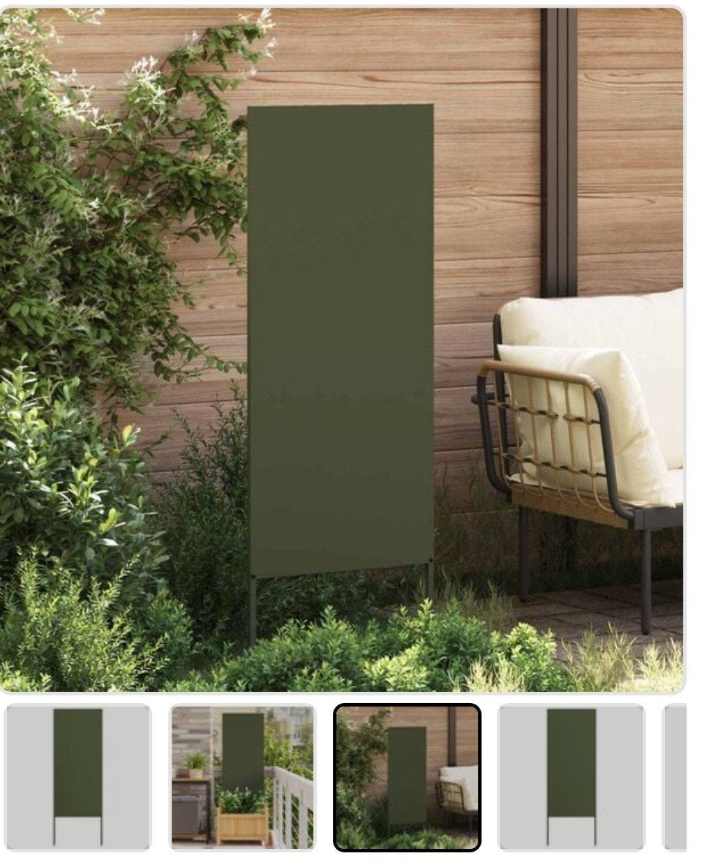 Decoratief scherm/tuinscherm - Groen - Nieuw in doos, Tuin en Terras, Ophalen, Nieuw, 200 cm of meer, 150 tot 200 cm