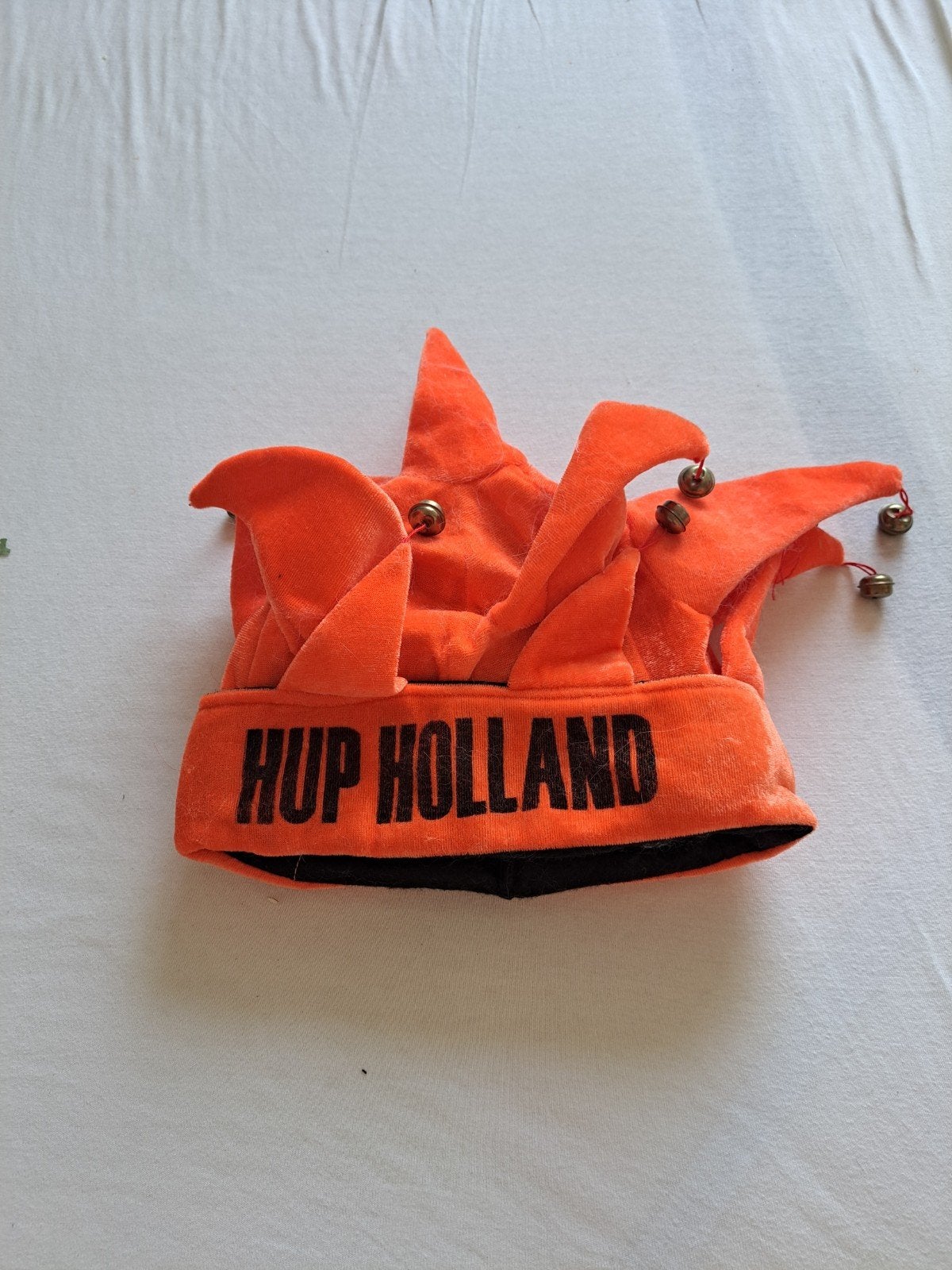 Hup Holland Oranje Narrenmuts met Belletjes, Maat 46/48 (XL) of groter, Accessoires, Oranje of Koningsdag, Ophalen of Verzenden