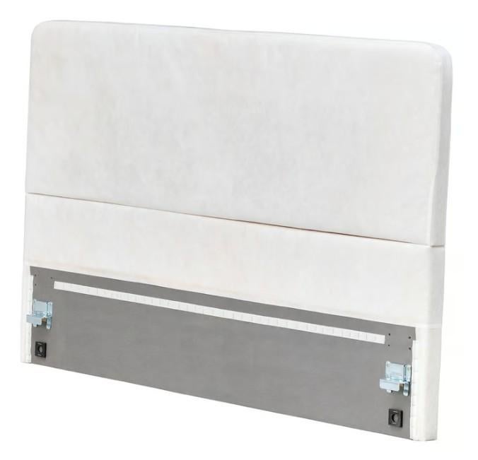 IKEA LUXHÖJDEN Bed Headboard – 140  91 cm, Huis en Inrichting, Slaapkamer | Bedden, Ophalen, Wit, Tweepersoons, Zo goed als nieuw