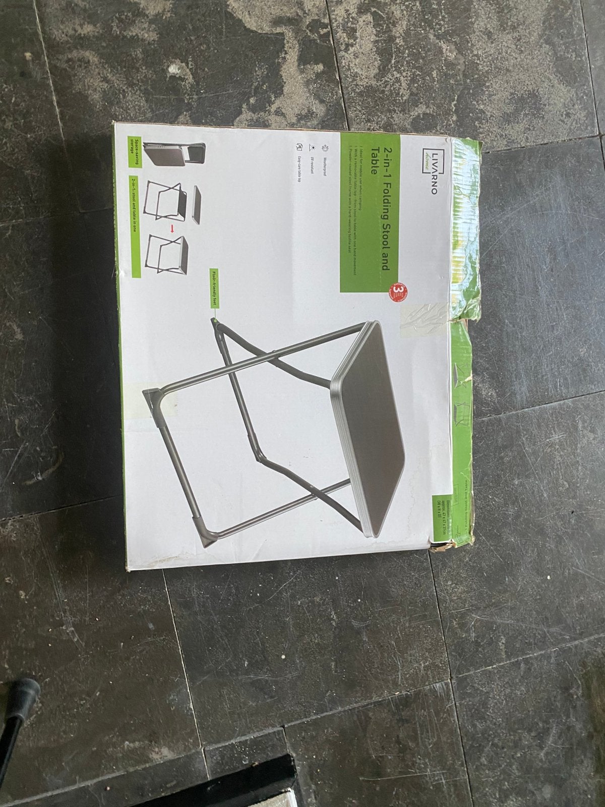 opvouwbare stoel en tafel in een, Ophalen of Verzenden, Zo goed als nieuw, Campingstoel