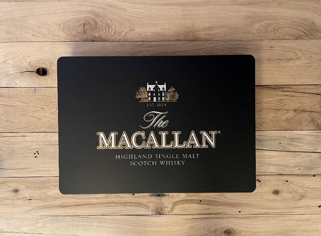 Reclamebord Macallan whisky / whiskey logo, 40x57cm alu, Ophalen of Verzenden, Nieuw, Reclamebord