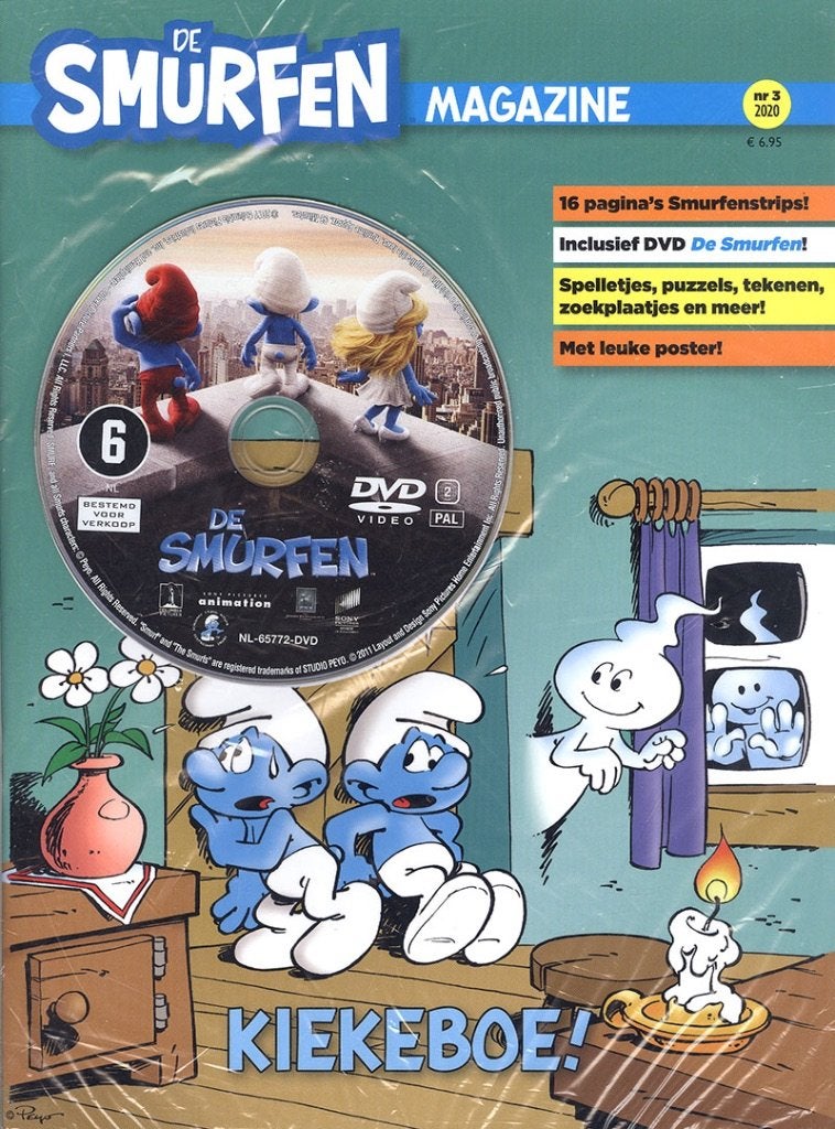 Smurfen Magazine nr. 3 2020 – Met DVD De Smurfen, Verzamelen, Ophalen of Verzenden, Nieuw, Verschillende Smurfen, Overige typen