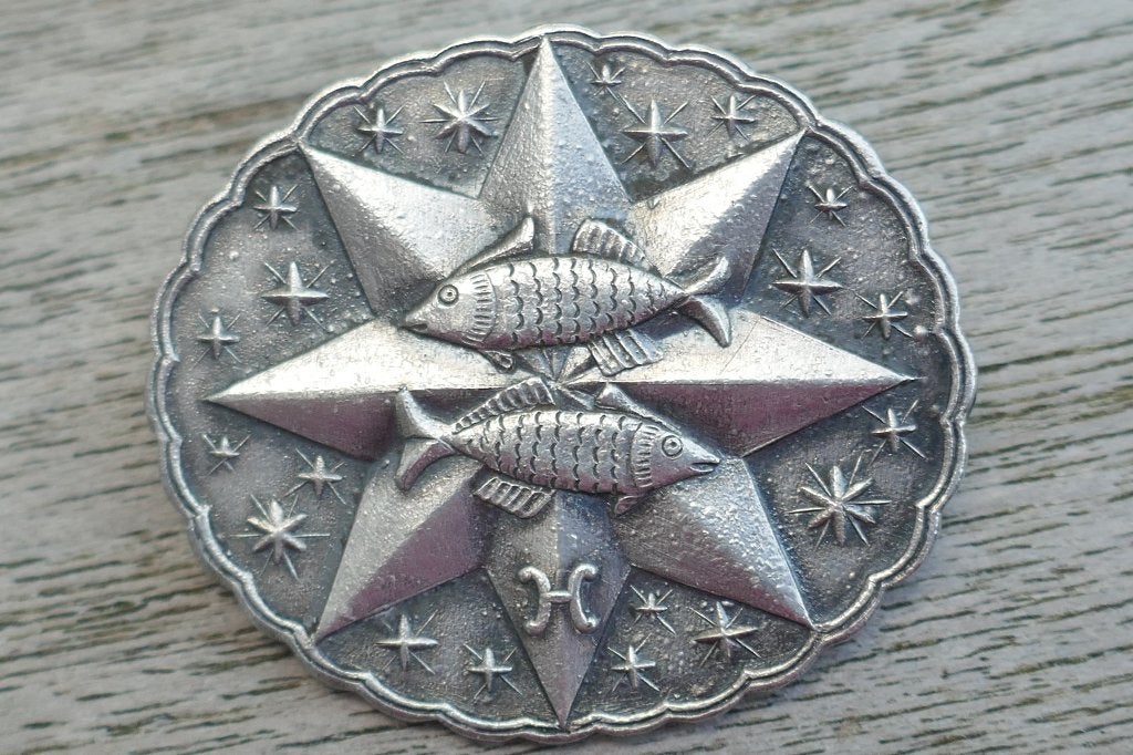 Antieke zilveren vissen broche  -   Rusland, Sieraden, Tassen en Uiterlijk, Antieke sieraden, Verzenden, Overige materialen, Broche