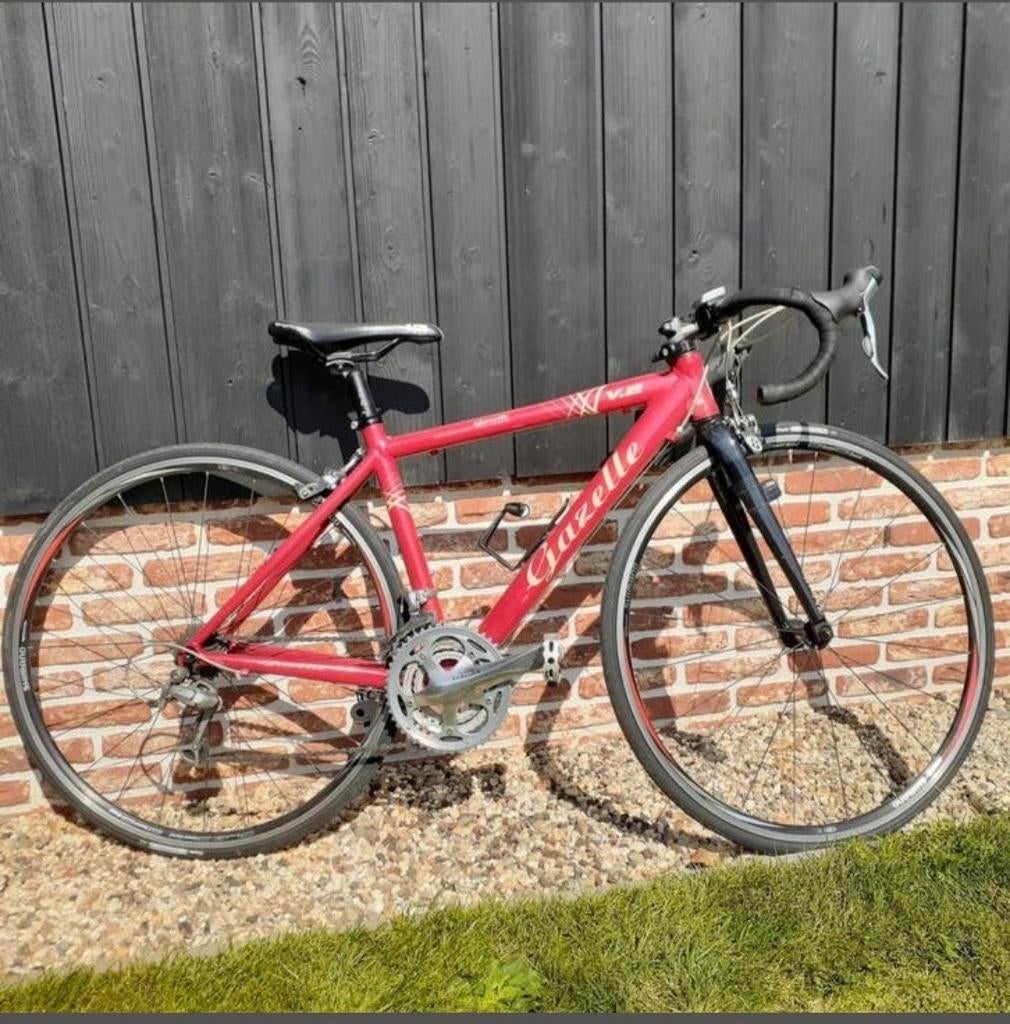 Gazelle racefiets, rood, 28 inch, framemaat 46, Ophalen, Gebruikt, 20 inch of meer, Gazelle