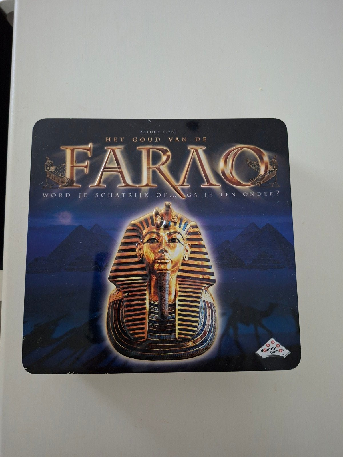 Gezelschapsspel Het Goud van de Farao, Drie of vier spelers, Ophalen, Zo goed als nieuw, Identity Games