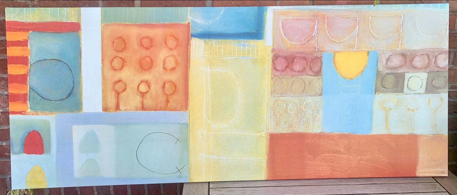 IKEA Pjätteryd Canvas Schilderij 140x56 cm, Ophalen, 50 – 75, Gebruikt, 125 cm of meer