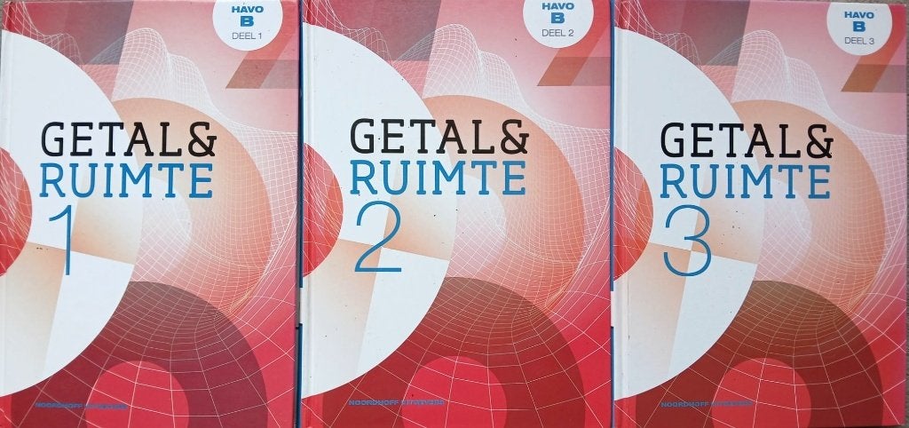GETAL EN RUIMTE e11 Wiskunde B HAVO deel 1/2/3 COMPLETE SET, Verzenden, HAVO, Zo goed als nieuw, Wiskunde B