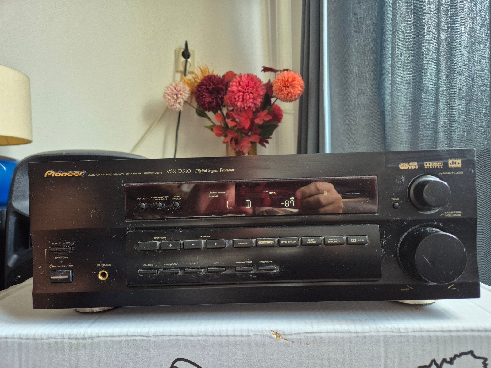 Pioneer VSX-D510 Audio/Video Versterker, Gebruikt, Ophalen of Verzenden, 60 tot 120 watt, Pioneer