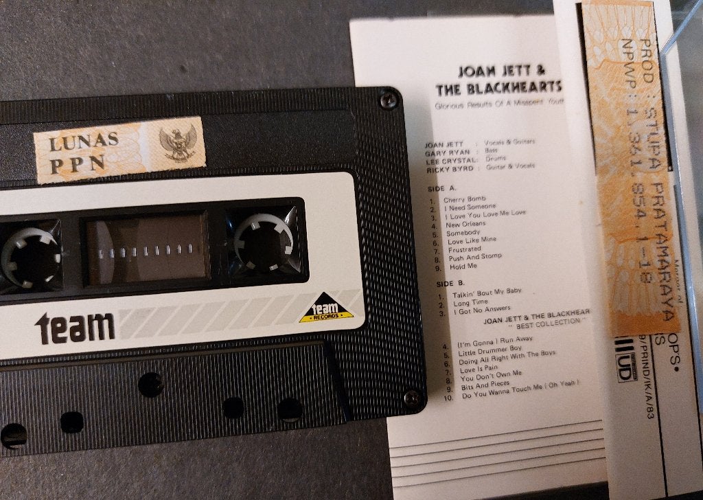 Joan Jett CASSETTE Glorious Results Best Collection, Gebruikt, 1 bandje, Ophalen of Verzenden, NvT
