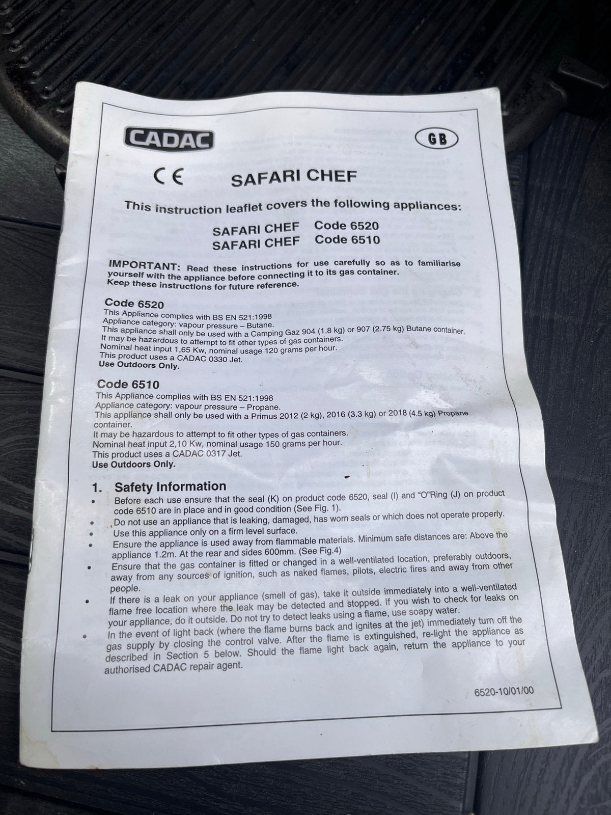 Cadac Safari Chef: Compacte en veelzijdige camping BBQ, Ophalen, Zo goed als nieuw