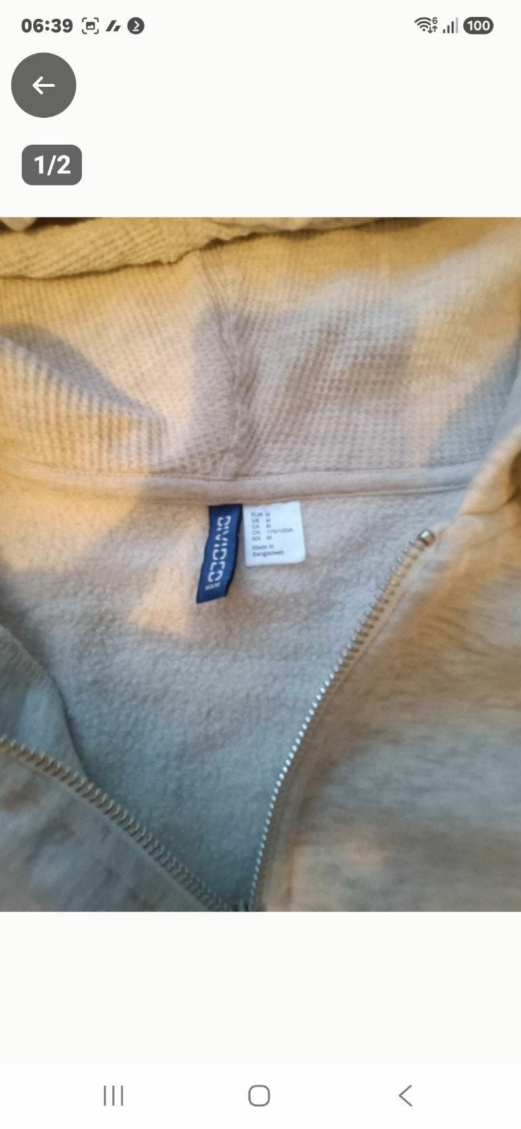 H&M Divided Hoodie - Maat M - Zo goed als nieuw, Kleding | Dames, H&M Divided, Ophalen of Verzenden