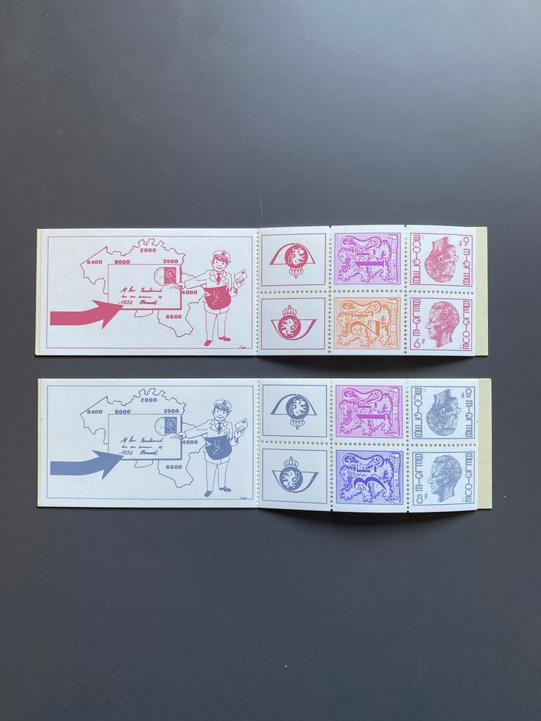 4 Postzegelboekjes België - Diverse Uitgaven, Ophalen of Verzenden, Overige typen