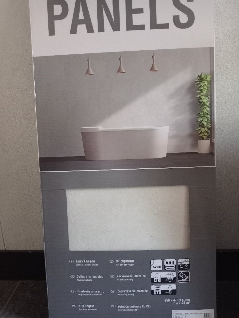 Klik pvc, Huis en Inrichting, Ophalen, Crème, Overige typen, Nieuw