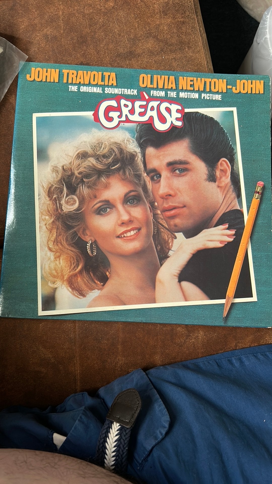Grease - john travolta - olivia newton - john, Ophalen of Verzenden, Zo goed als nieuw, Overige formaten