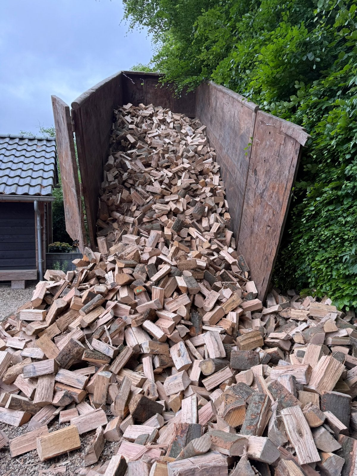 droog eiken haardhout, Minder dan 3 m³, Ophalen, Eikenhout, Blokken