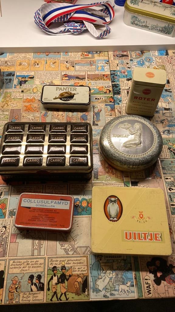 Leuke oude blikjes, Verzamelen, Blikken, Ophalen, Gebruikt, Overige, Overige merken