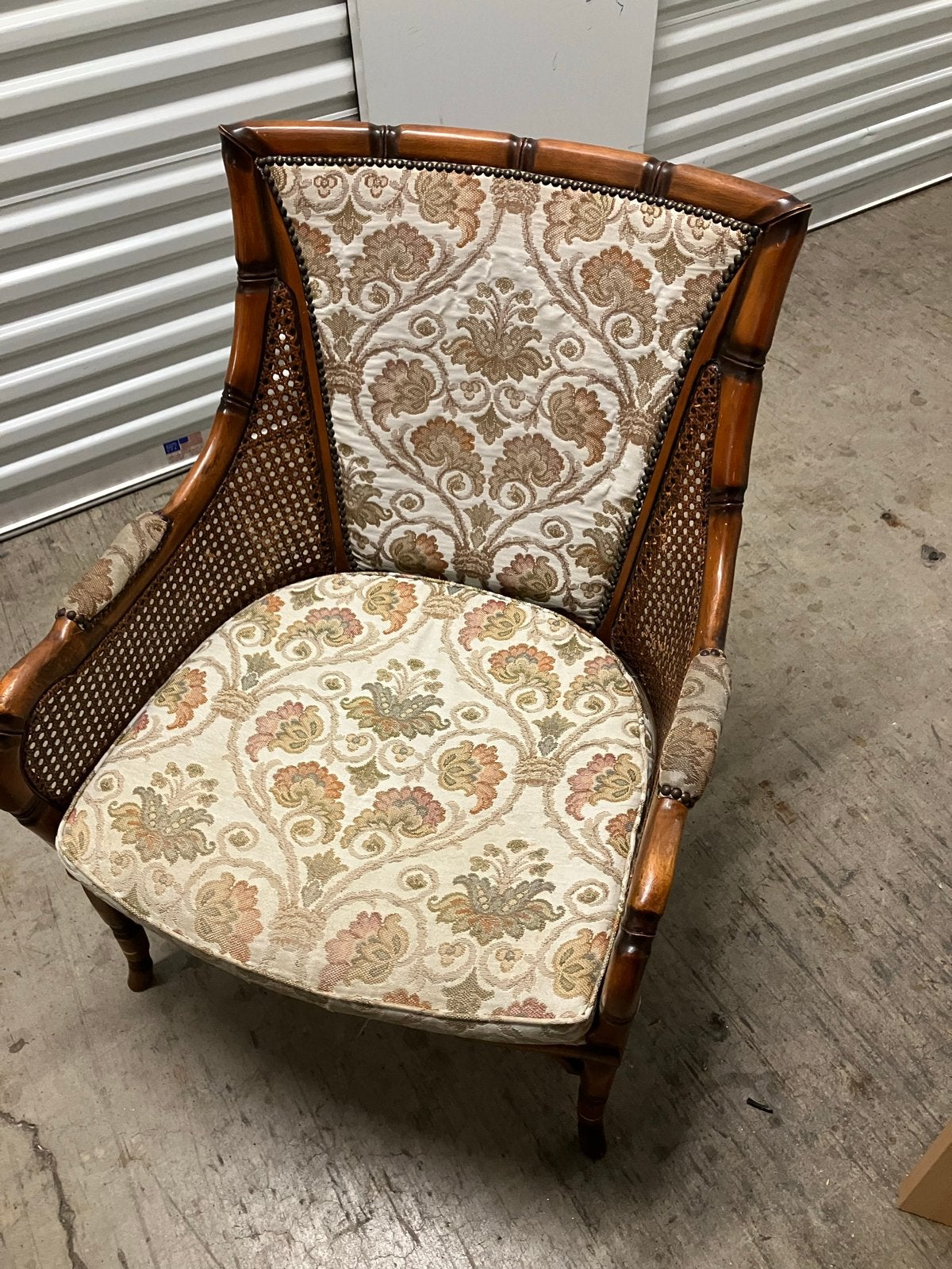 Vintage rotan fauteuil van Pander & Zn, Ophalen