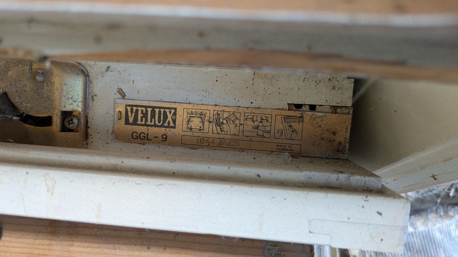 Velux GGL9 2 stuks, Doe-het-zelf en Verbouw, Glas en Ramen, Ophalen, Gebruikt, Dakraam