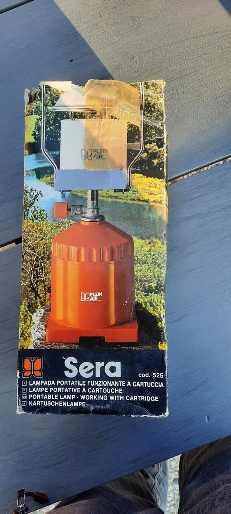 Pleinair camping lamp oranje, Caravans en Kamperen, Ophalen