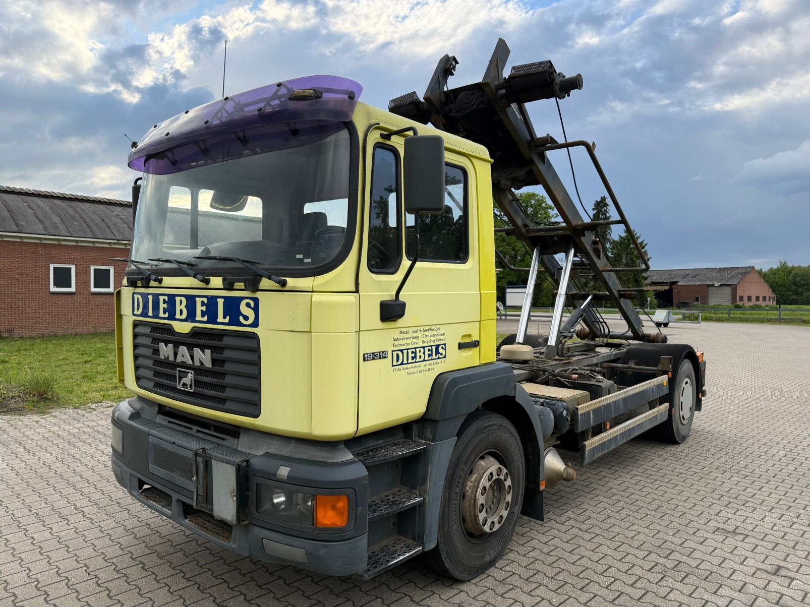 MAN 19.314 Kabelsysteem vrachtwagen | Euro 4 1e eigenaar, Auto's, Vrachtwagens, Bedrijf, Te koop