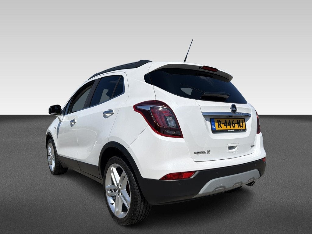 Opel Mokka X 1.4 Turbo Black Edition, Auto's, Opel, 15 km/l, Gebruikt, Euro 6, Wit