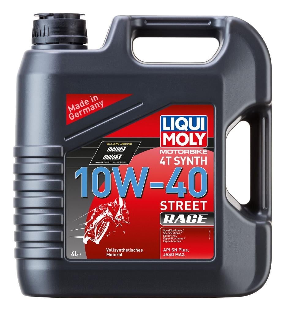 1L | 10W40 LiquiMoly Street Race 4T 10W-40 Full Synthetic, Ophalen