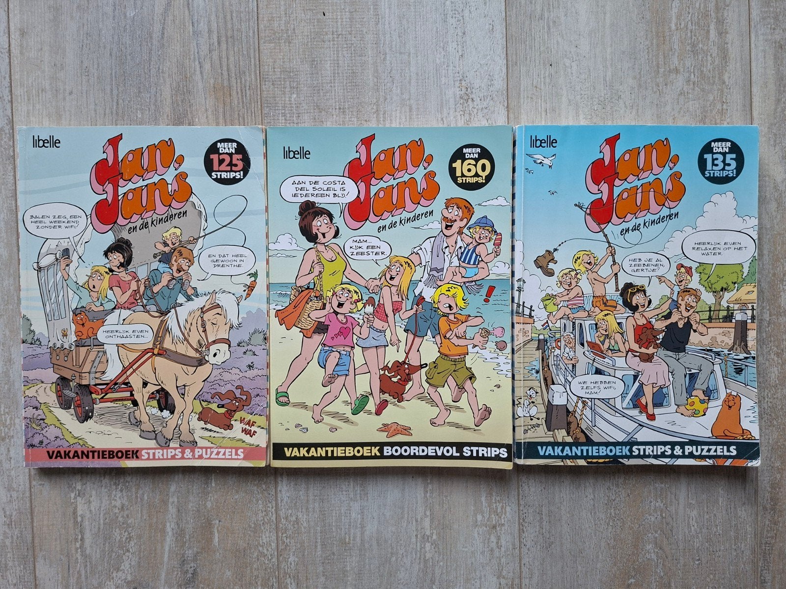 Jan, Jans en de kinderen vakantieboeken, Boeken, Meerdere stripboeken, Ophalen of Verzenden, Gelezen
