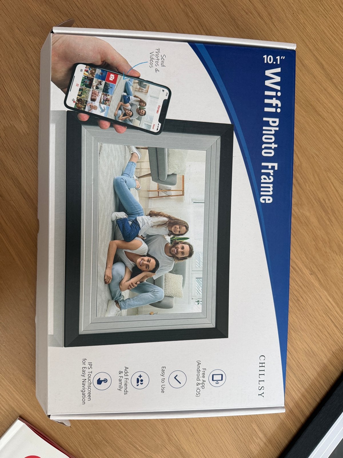 Wifi fotolijst 2 stuks nieuw!, Ophalen of Verzenden, Nieuw, 8 tot 12 inch, Klokfunctie