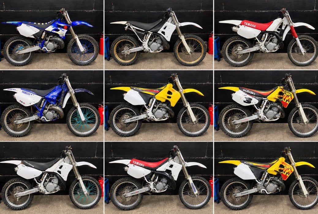 Partij crossmotoren, yamaha en suzuki, ., Bedrijf, Yamaha, Suzuki